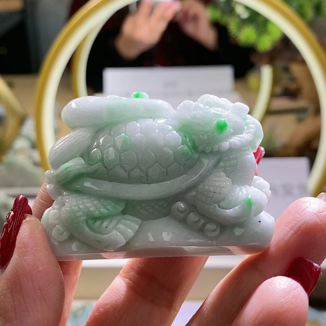 【闪购商品】翡翠颈饰未镶嵌龙龟