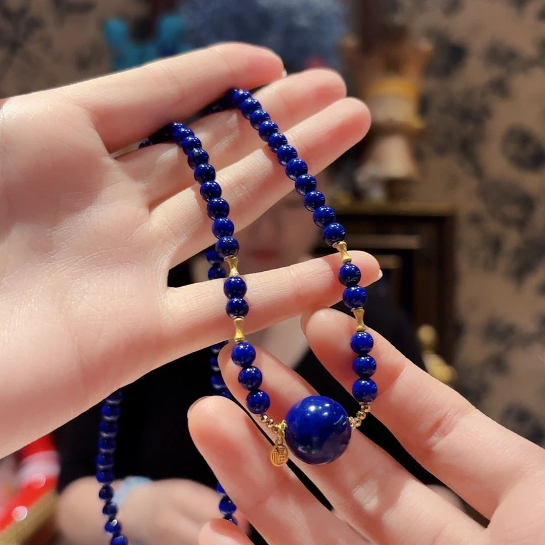 青金石未镶嵌颈饰2号