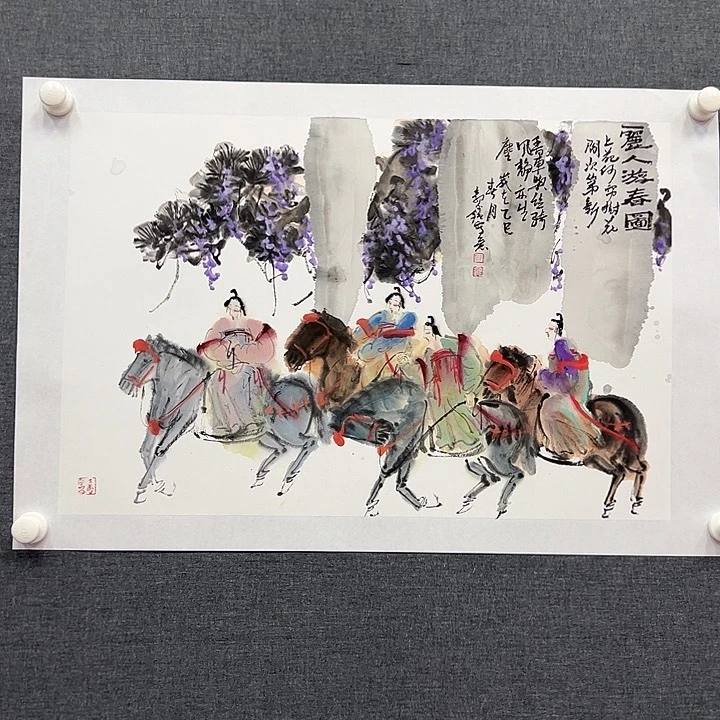 国画书画作品多次