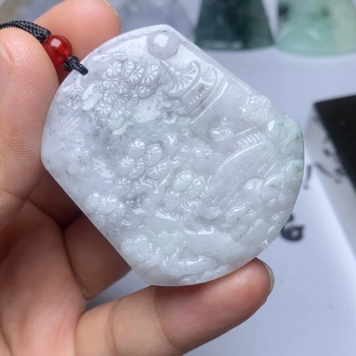 颈饰未镶嵌翡翠翡翠