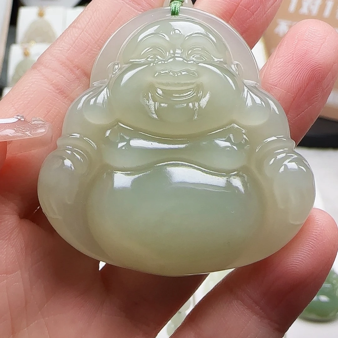 和田玉未镶嵌颈饰48