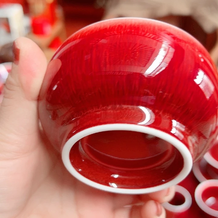 瓷片景德镇品品艺轩郎红