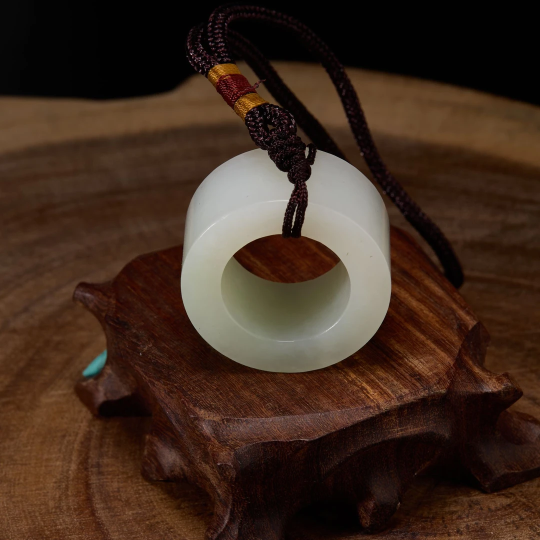 如苑珠宝未镶嵌和田玉手把件/35.4*18.3*6.93