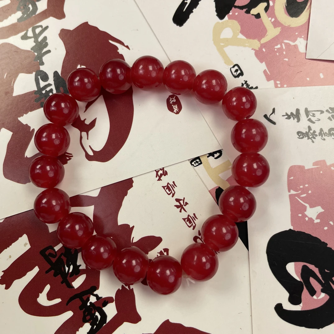 实色串珠女琉璃手链