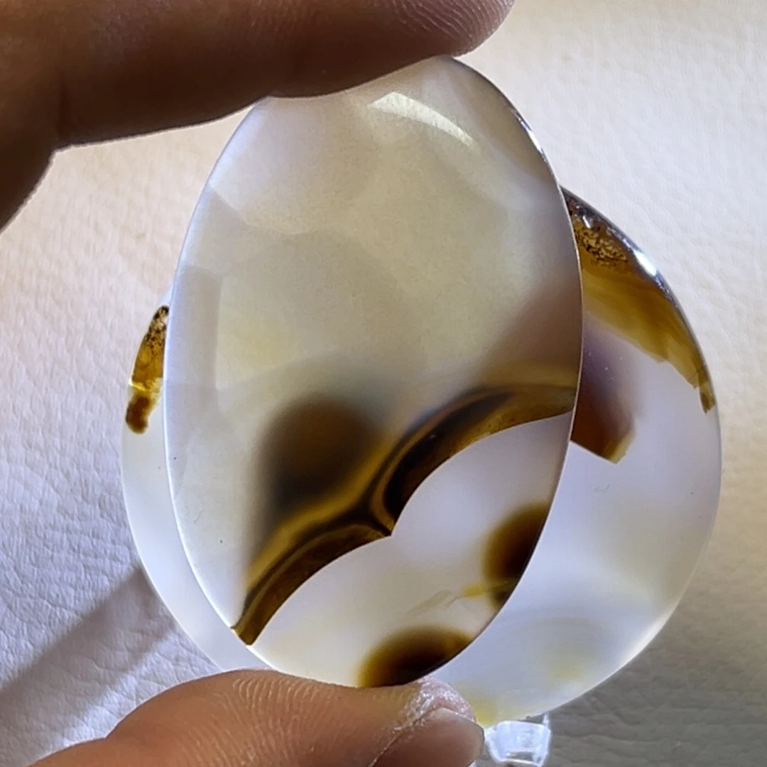 靑***場玛瑙/玉髓合金颈饰