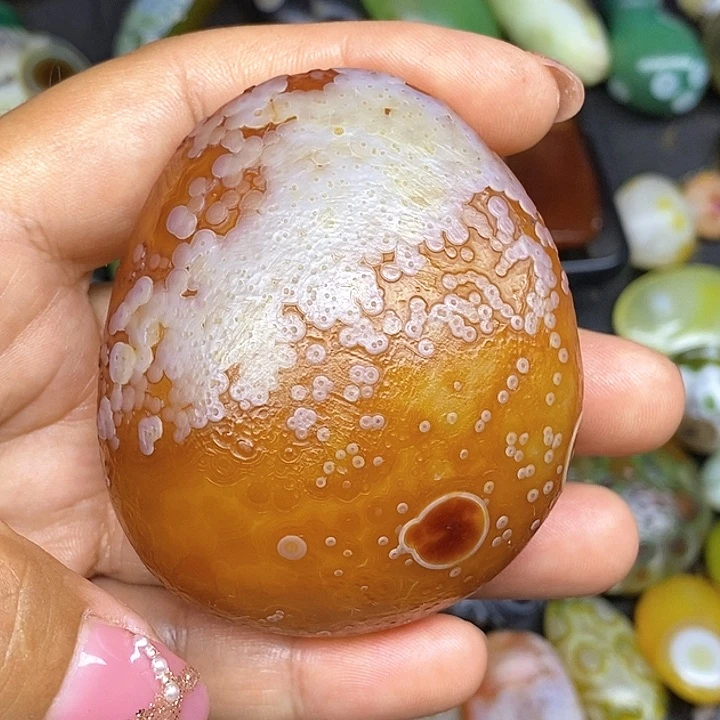 静*花眼玛瑙时尚摆件