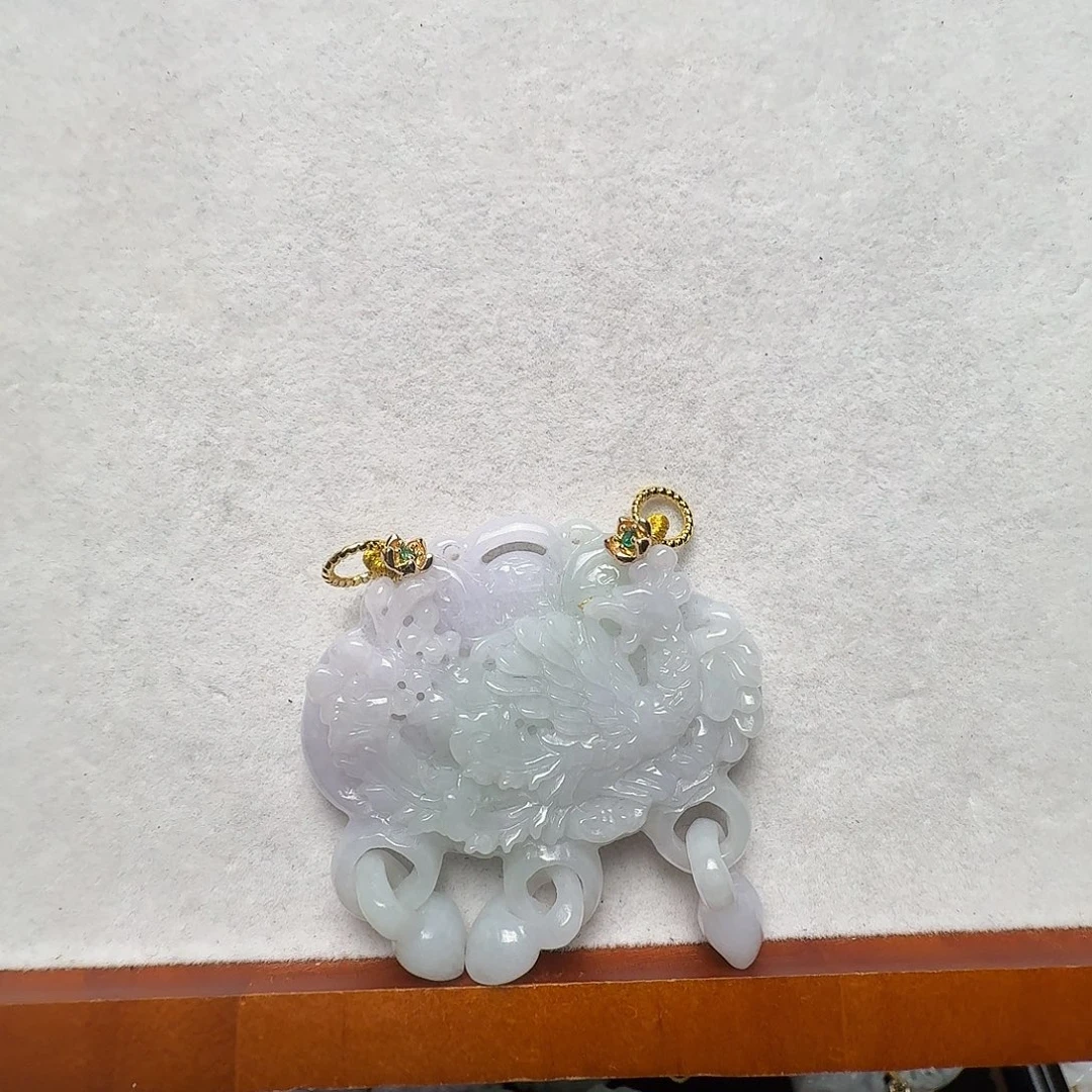 花***容翡翠未镶嵌吊坠(不含链)