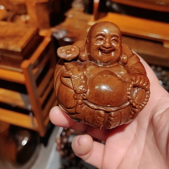 小叶桢楠金丝楠木弥勒佛