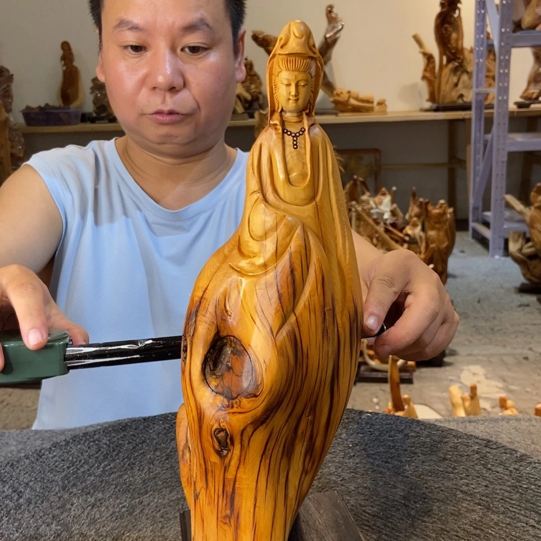 柏木（崖柏）太行崖柏根雕摆件