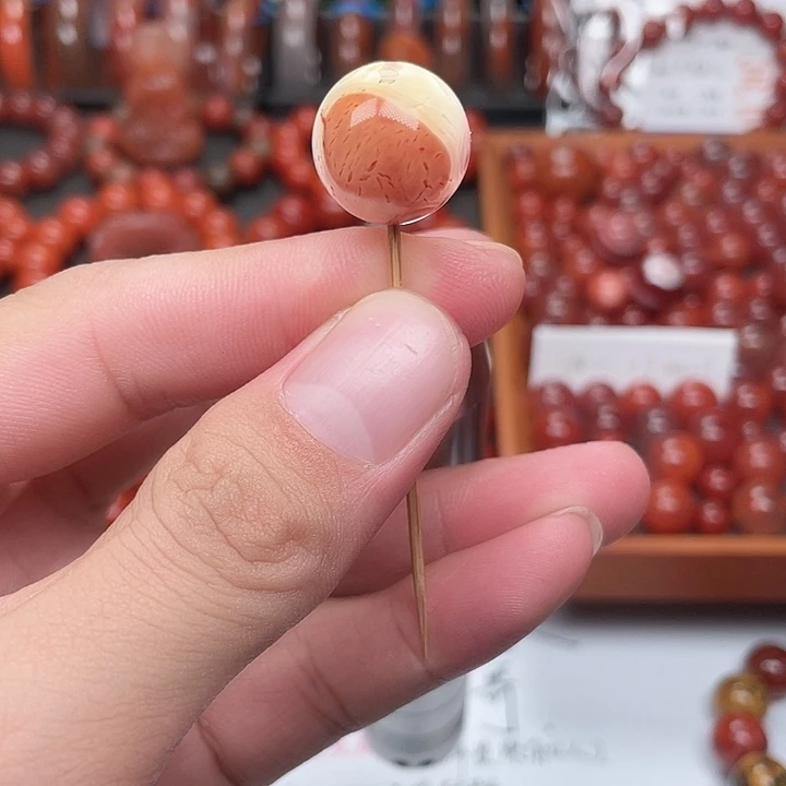南红玛瑙未镶嵌单珠