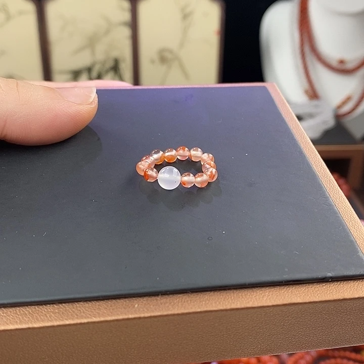 南红玛瑙未镶嵌手链