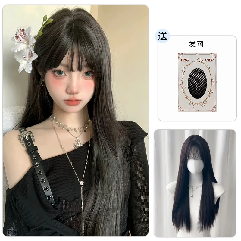 仿真玩具假发套07新款女中长发直发套