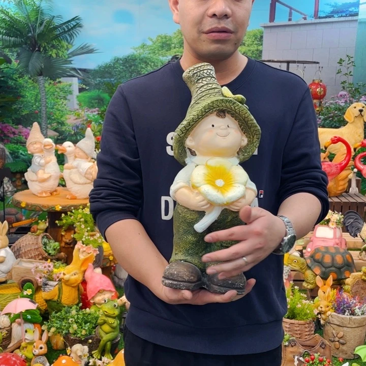 红陶花园庭院摆件