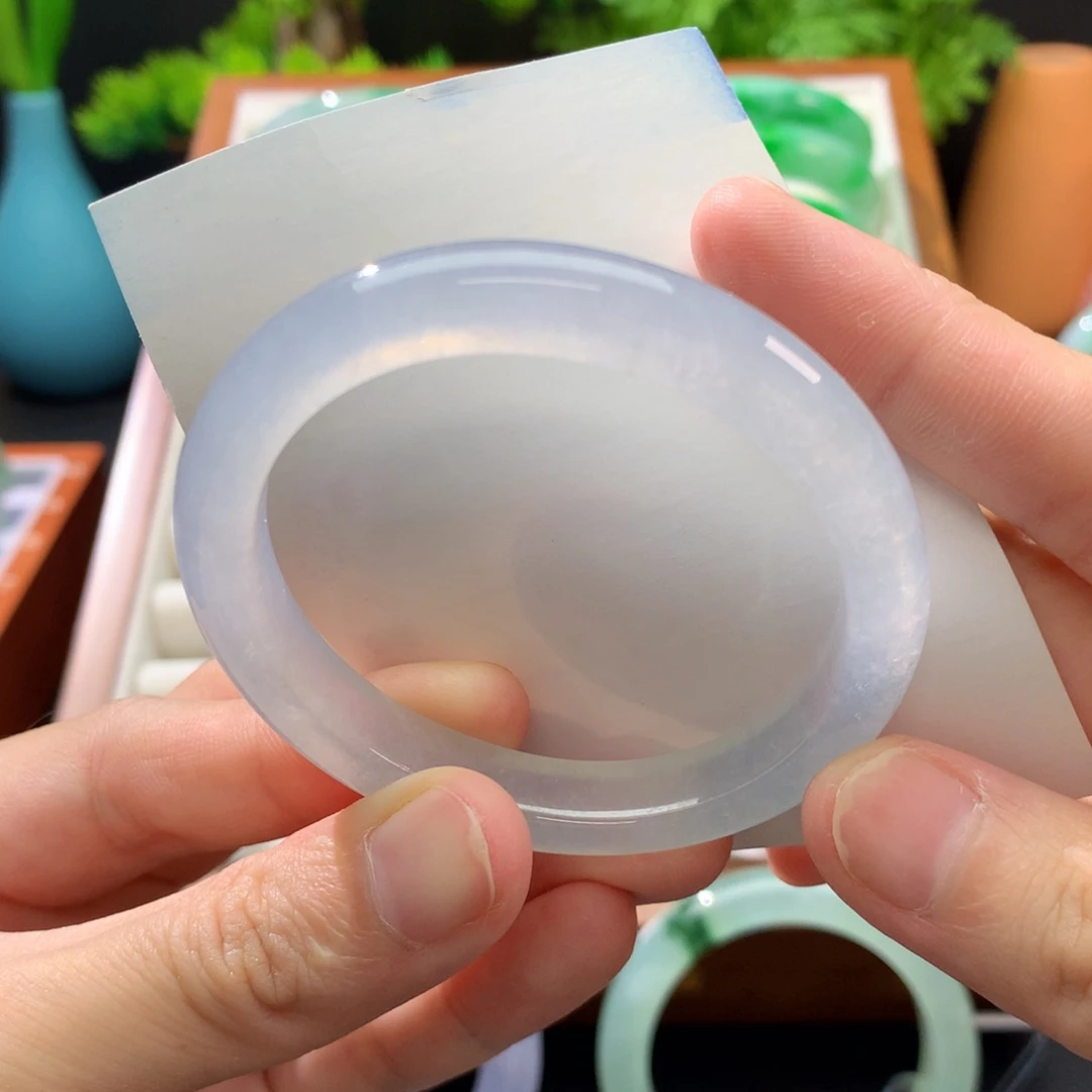 未镶嵌手镯翡翠小圈冰冰镯