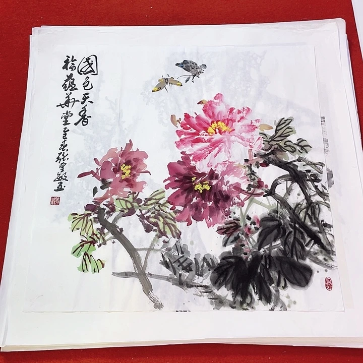 国画张圣敏先生纯手绘作品