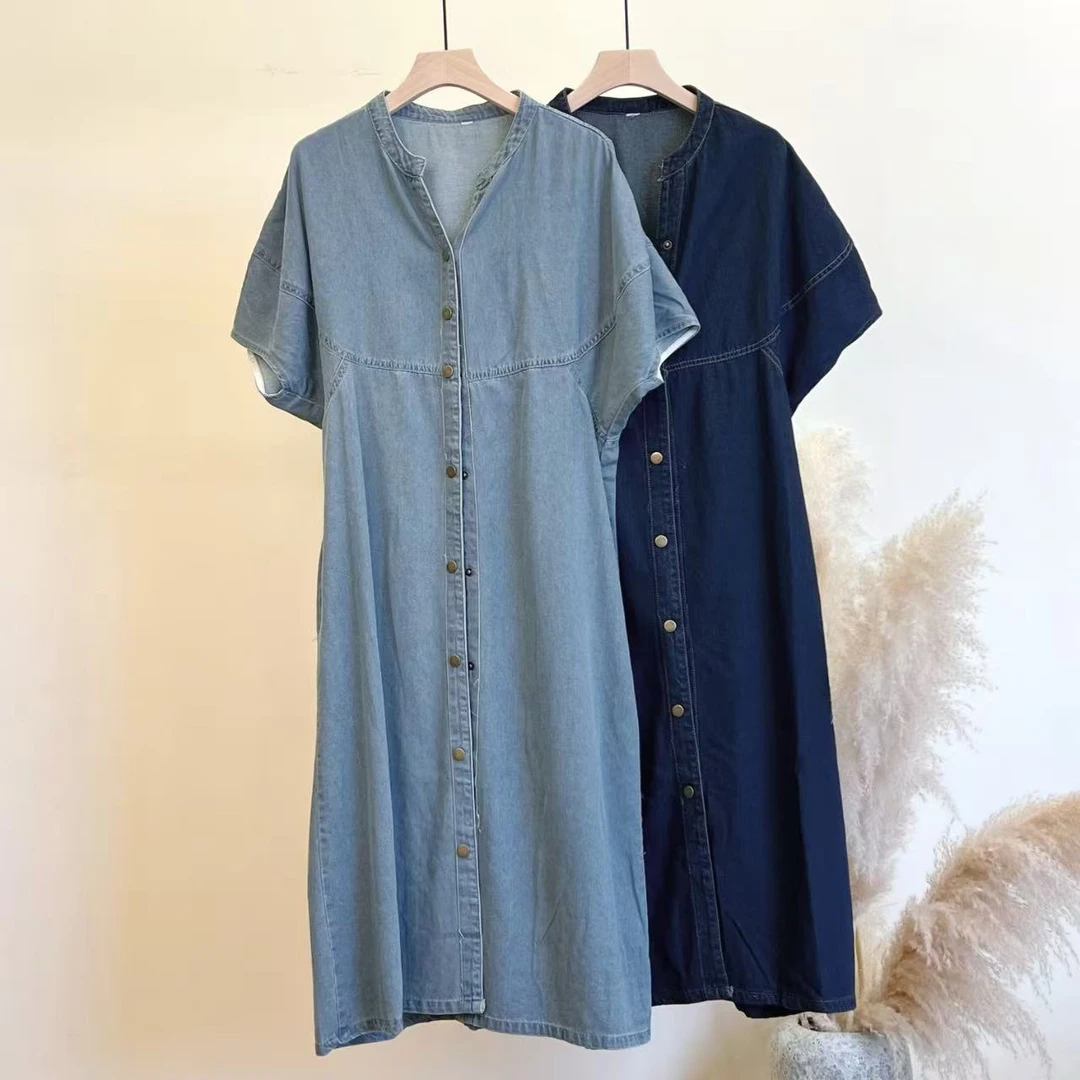 鑫燃KIKI 时尚高级感百搭牛仔连衣裙 88600 BSG