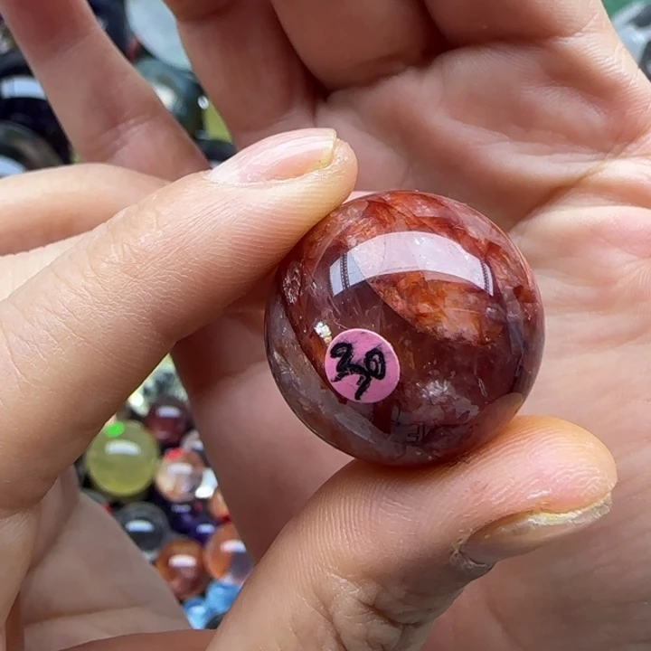 水晶珠宝半成品未镶嵌2.45厘米