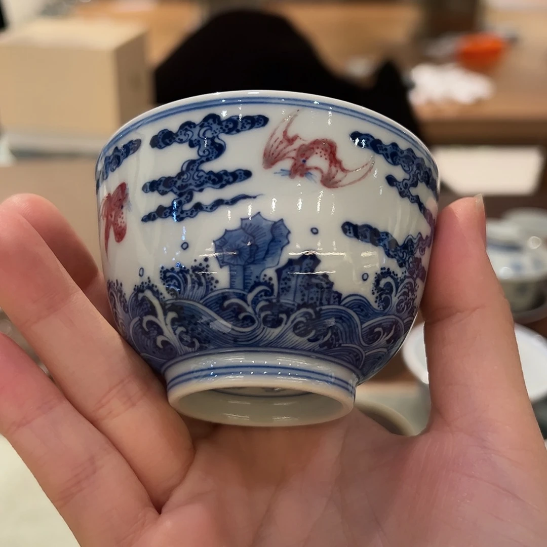 微瑕原矿釉里红臻玉古坊