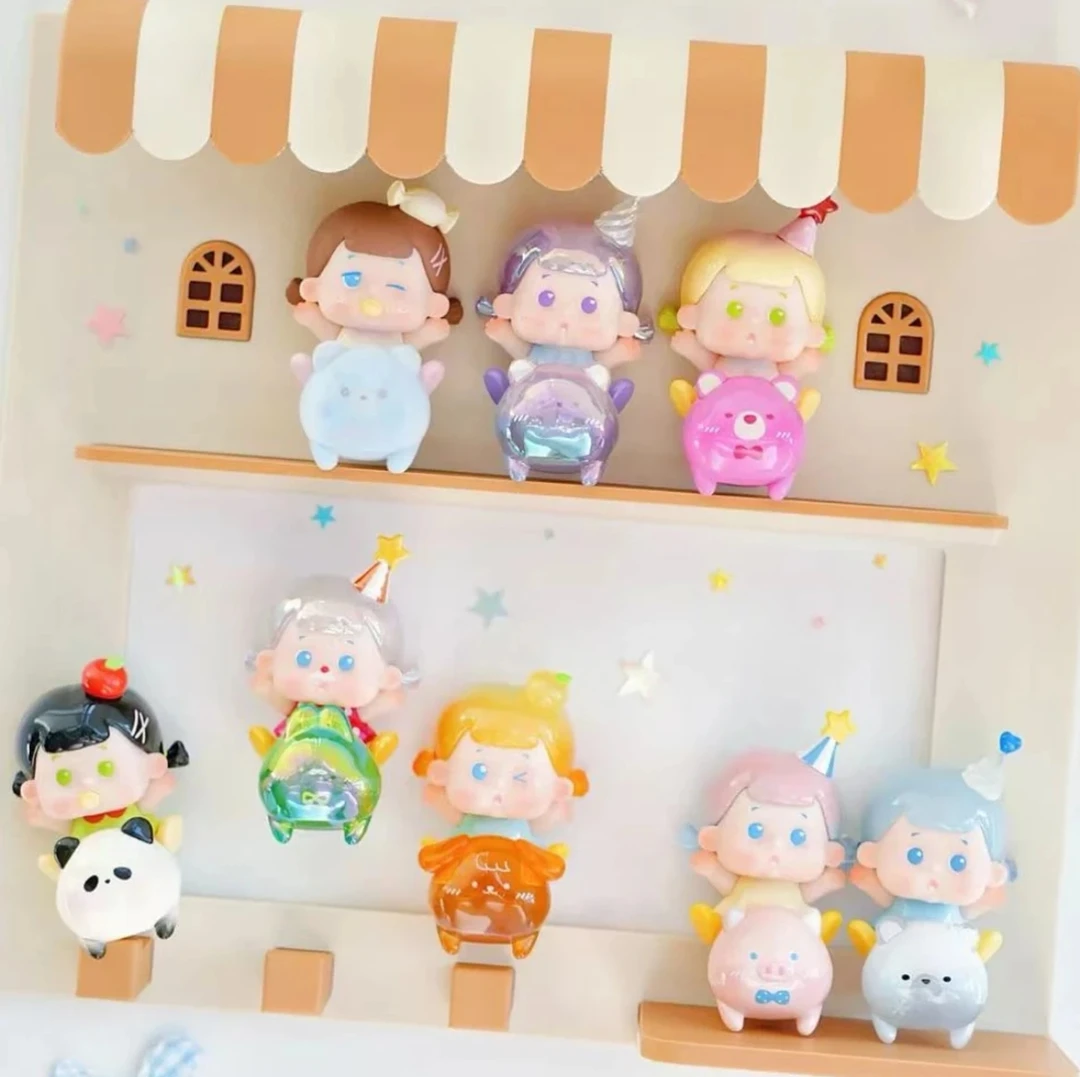 【直播代拆】JoJoY啾啾咿萌骑团mini盲盒可爱车载屏幕办公桌面摆件