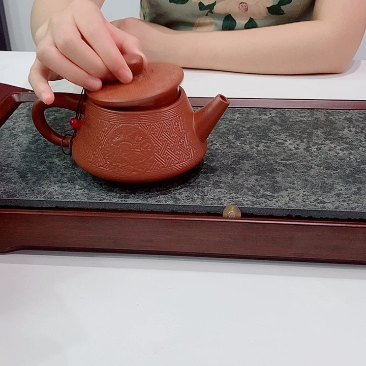 宜兴紫砂壶300毫升手工壶