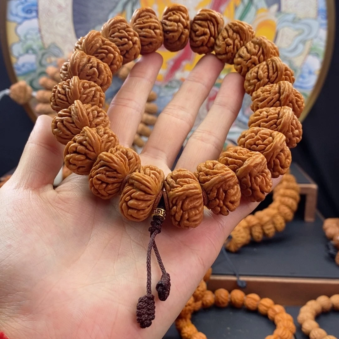 桃核手串懿**聖龙纹桃核矮刺