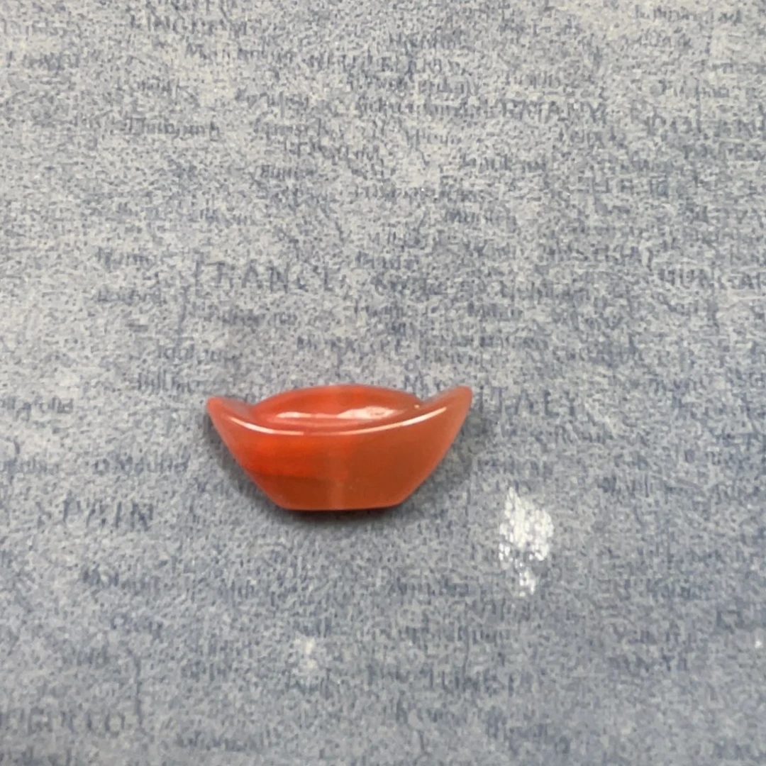 南红玛瑙未镶嵌元宝