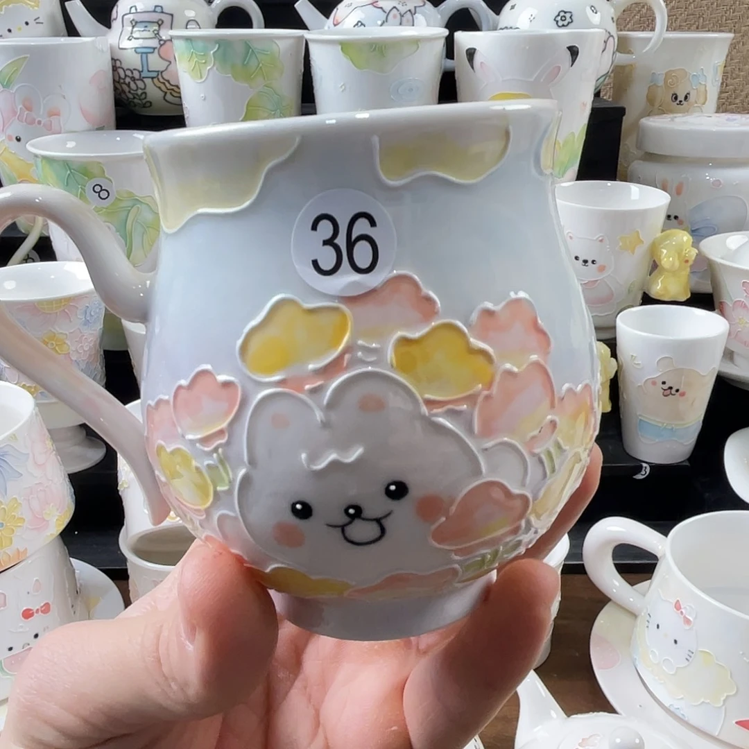 ●***丁漫甜手工陶瓷杯杯36