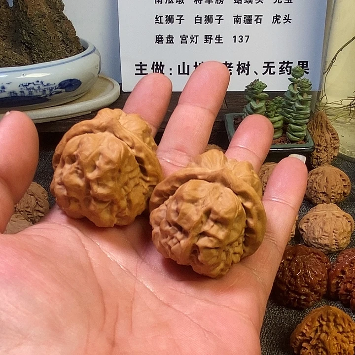 传***承吊坠文玩核桃全品无修无药42老树蛤蟆