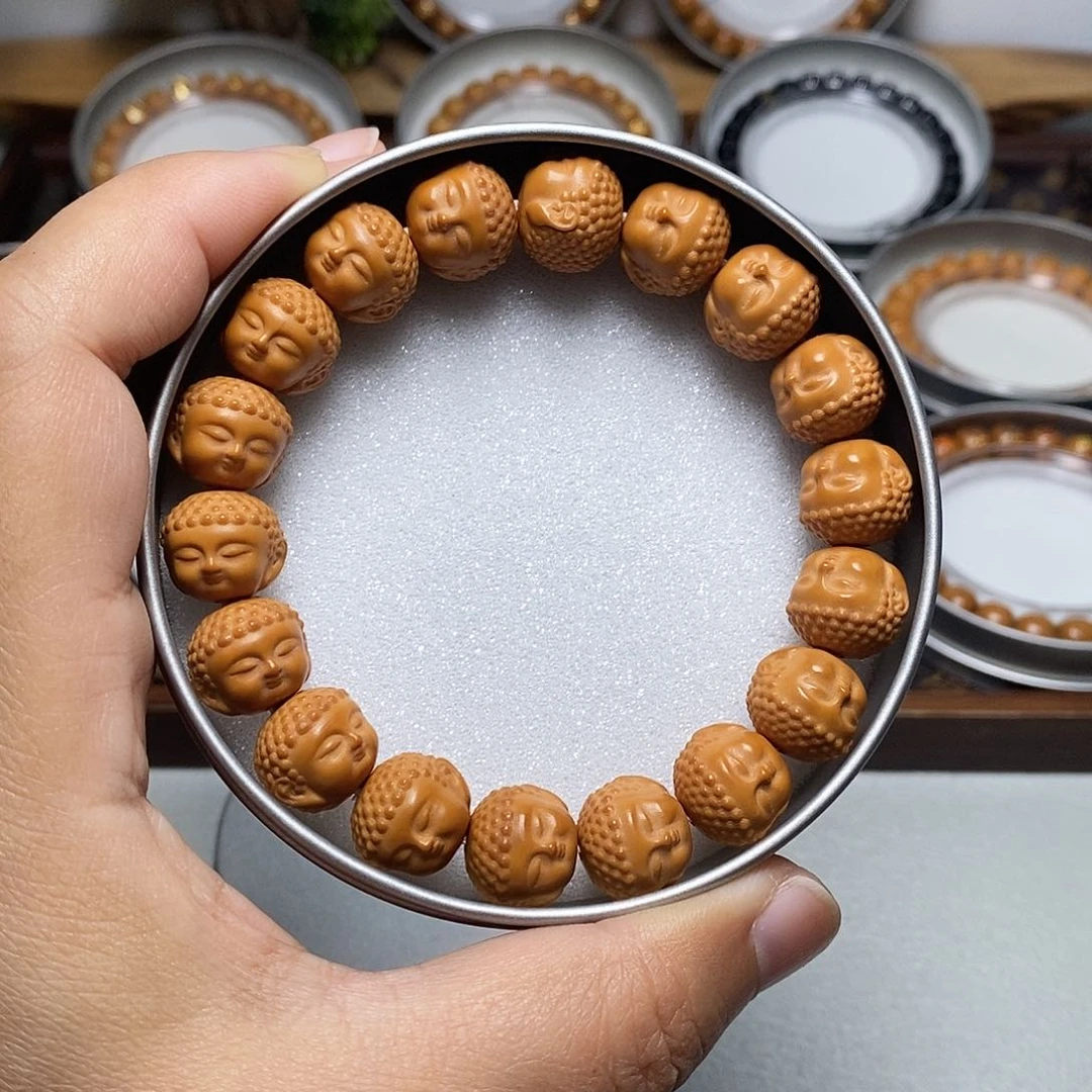 猴头核桃手串4号精品龙炎宝宝佛13+14左右