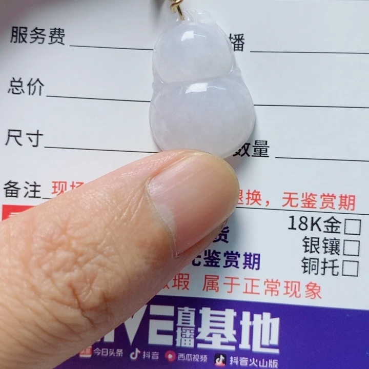 翡翠未镶嵌颈饰天然A货翡翠