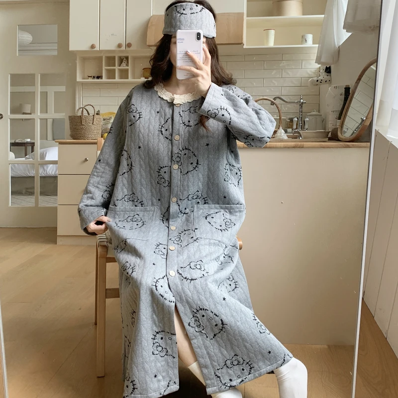 空气棉待产裙裤子产妇入院进产房秋冬季带胸垫月子服孕妇哺乳睡裙