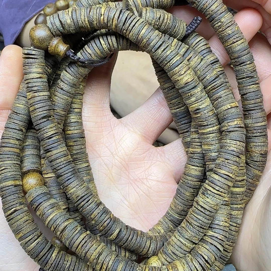 沉香碎屑沉香+沉水浮0.8片片珠多圈35克加多样性发一