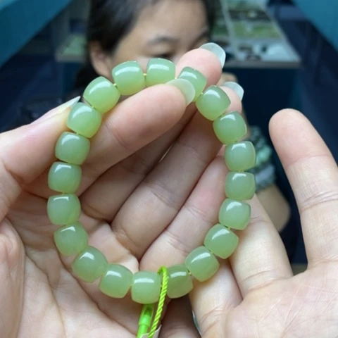 和田玉未镶嵌手链110