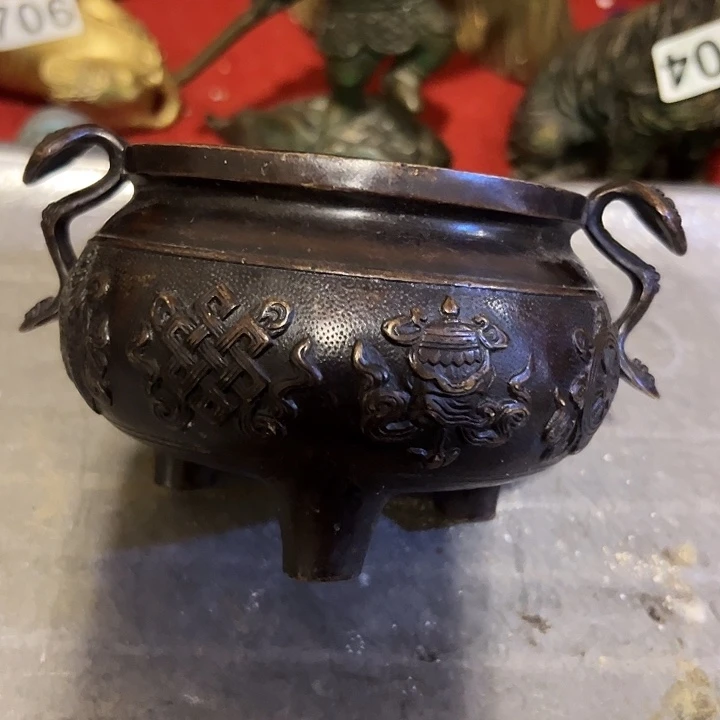 黄铜摆件，文房工艺品摆件