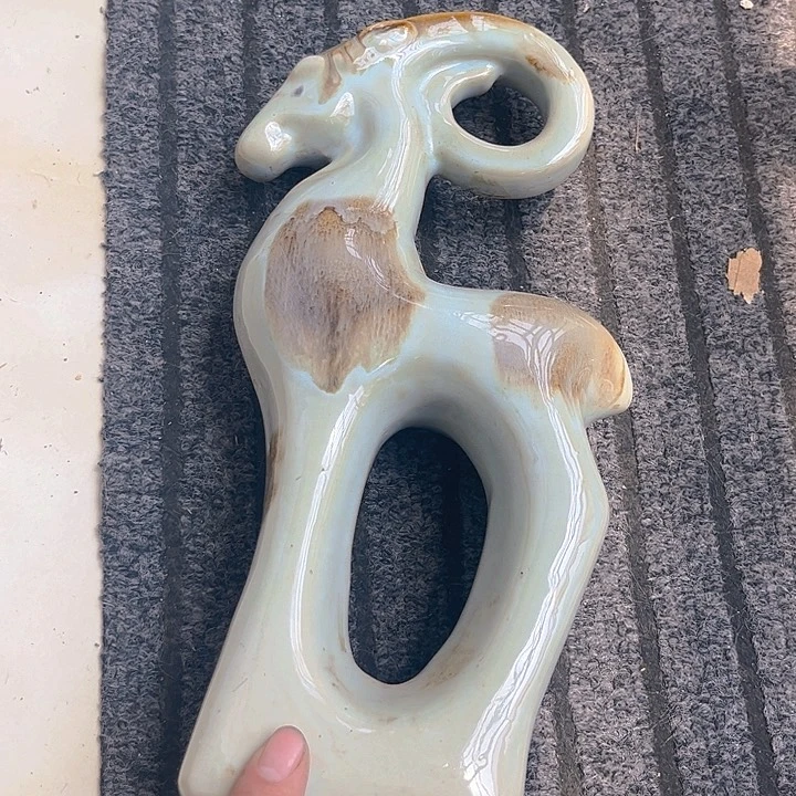 摆件，烧制问题都是正常的99底部轻微窑裂