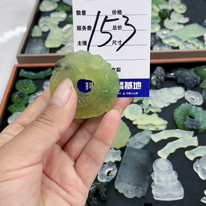 【闪购商品】未镶嵌蛇纹石玉颈饰小*