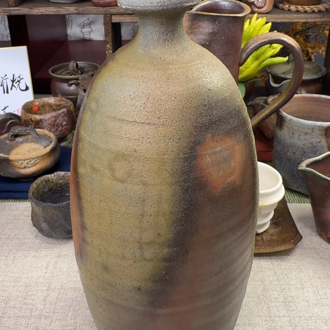 备前烧 水谷清 得利 木箱1900ml