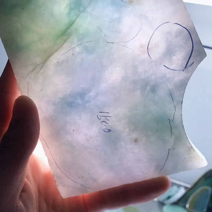 翡翠未镶嵌颈饰天然翡翠A货片料