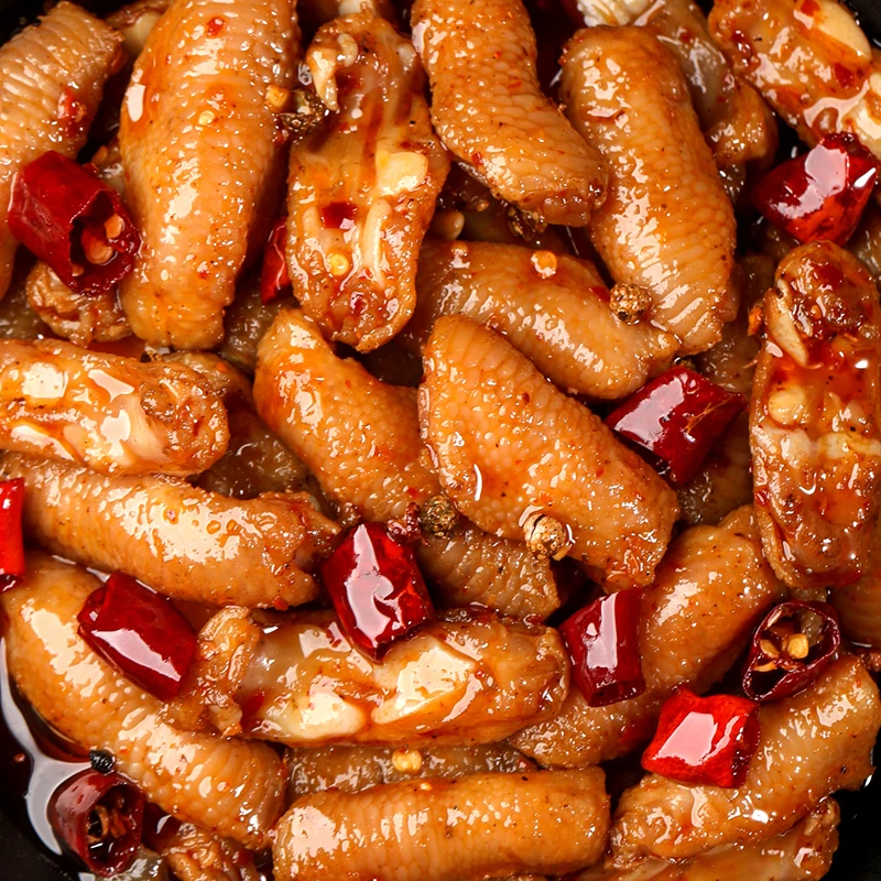 【任选3件8折】冷吃鸡脚筋 无骨鸡脚筋熟食即食麻辣小零食年货好物