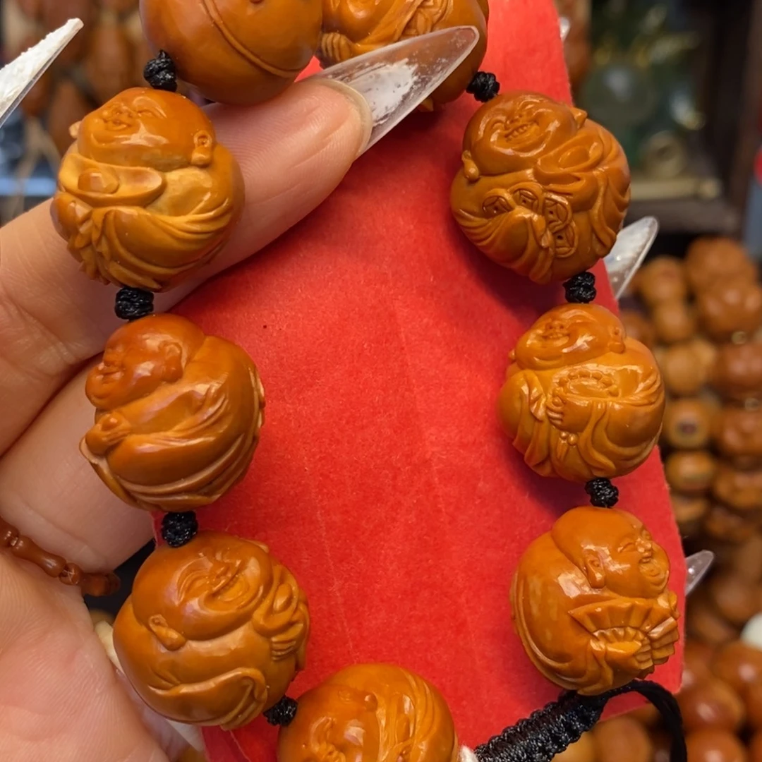 手串/手链橄榄核八宝弥勒2.0