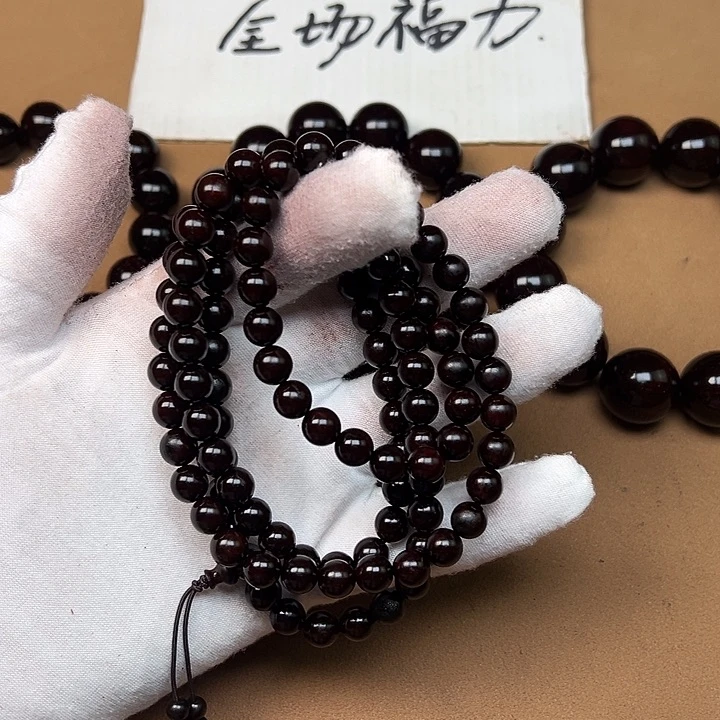 小叶紫檀手串/手链0.8*108