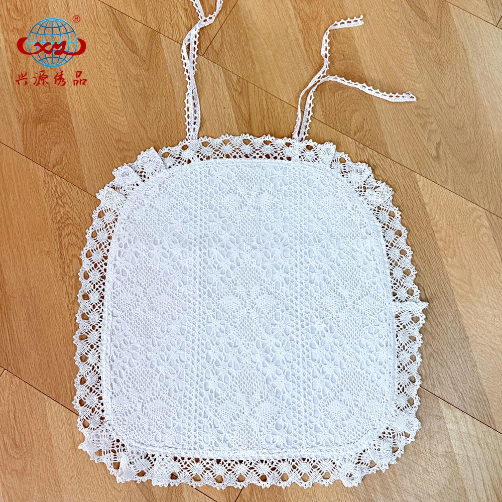 1478-6【45*45cm】白色薄款椅垫防滑多场景防尘白色复古椅垫