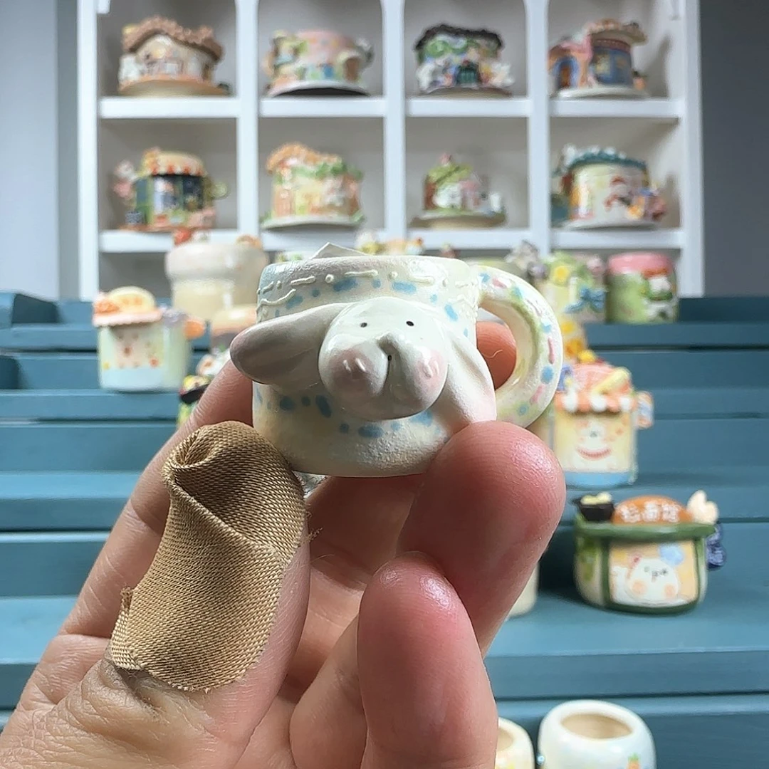 红陶y****～多肉花盆：拇指