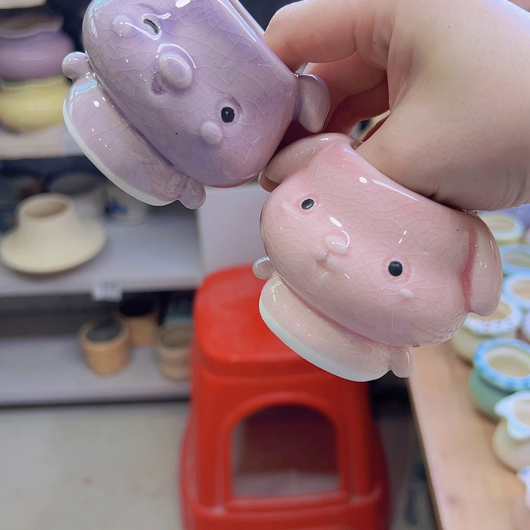 陶瓷花盆当场满12包邮