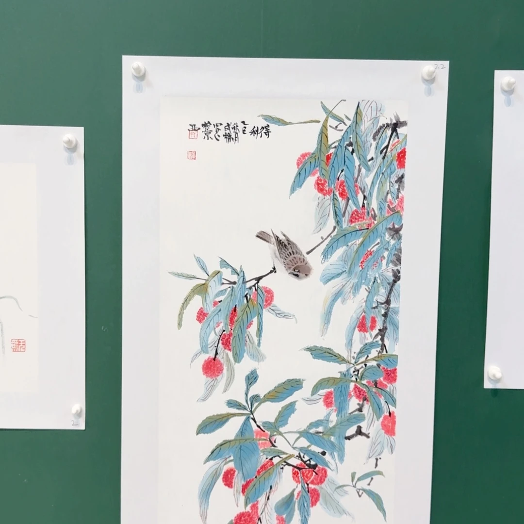 国画王老师鹅的的方法付的