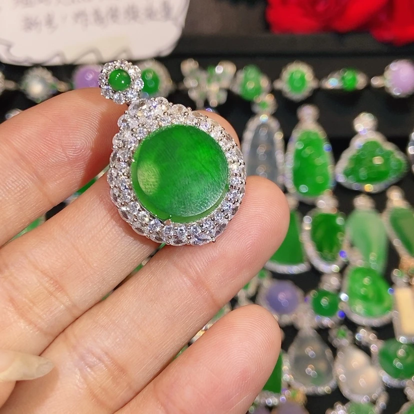 【闪购商品】翡翠未镶嵌颈饰天然翡翠