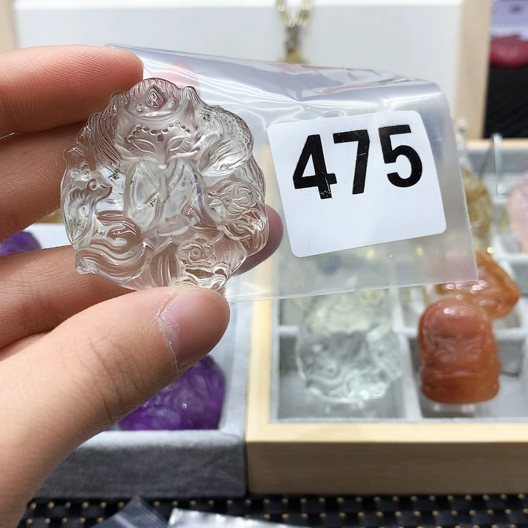 水晶颈饰未镶嵌挂件