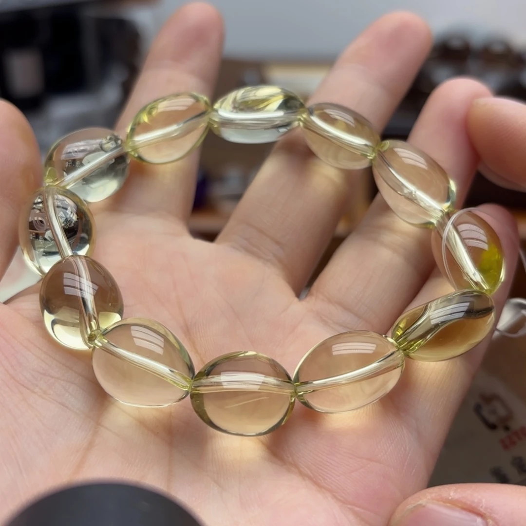 未镶嵌手链水晶黄水晶