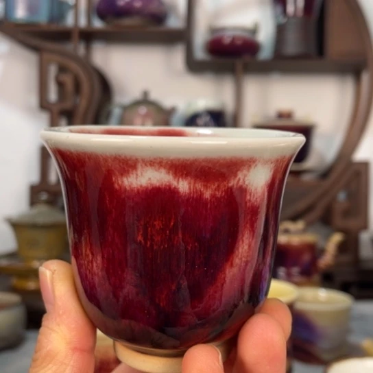 茶盏紫*椒神垕钧瓷茶器