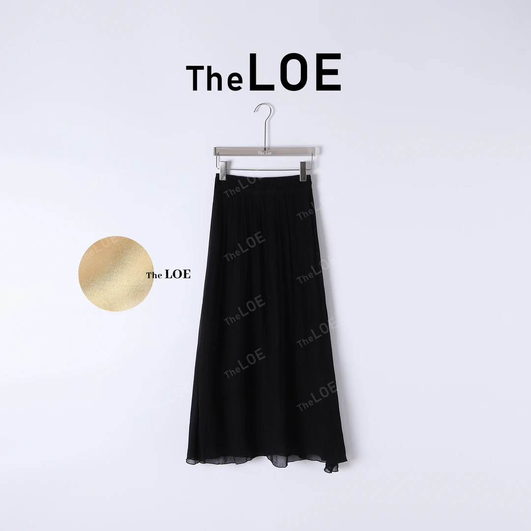 TheLOE/黑舞曲 气质显瘦黑色半裙#03.12Q-G3982